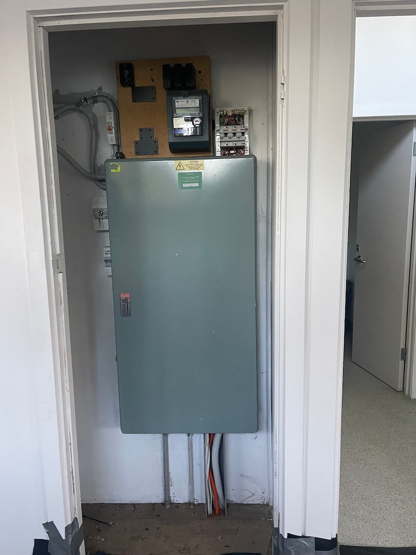 Asbestos and switchboard upgrade worksite